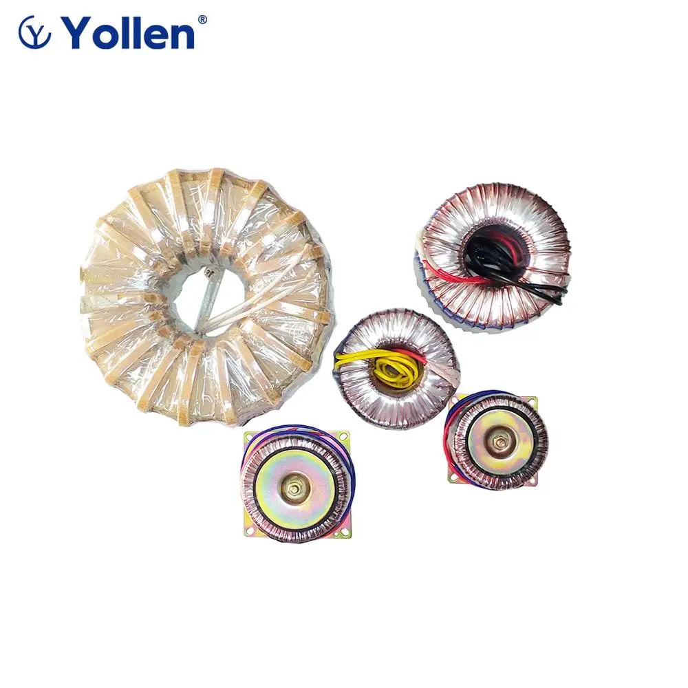 Кольцевой силовой трансформатор 50 Вт Вольт-ампер 220 В до 6 в/9 В/12 В/15 В/18 в/24 |