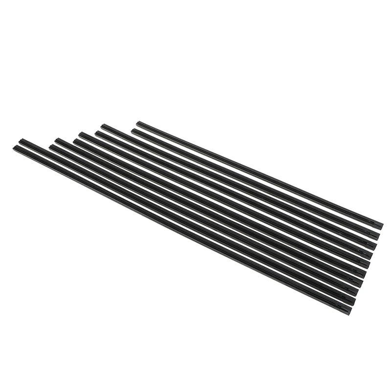 2PCS 14&quot 16&quot17'' 18'✙'✠'' 21'✢&quot Auto Vehicle Insert Soft Rubber Strip Refill For Metal