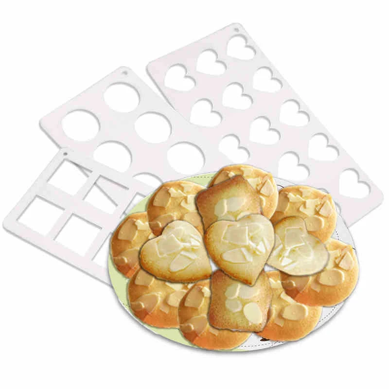 Хрустящие форма для выпечки печенья Форма миндаля плотные шоколадная торта