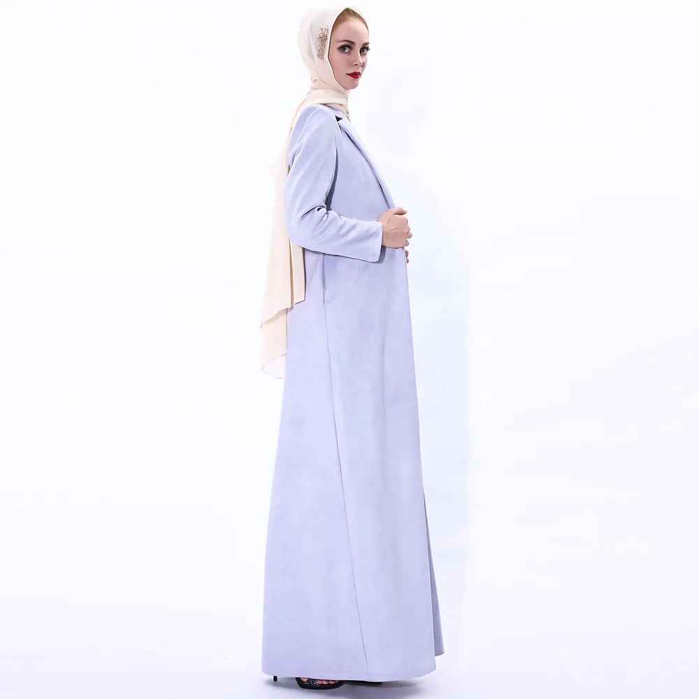 Мусульманское кимоно Дубай Abaya хиджаб женское платье Женское пальто длинное