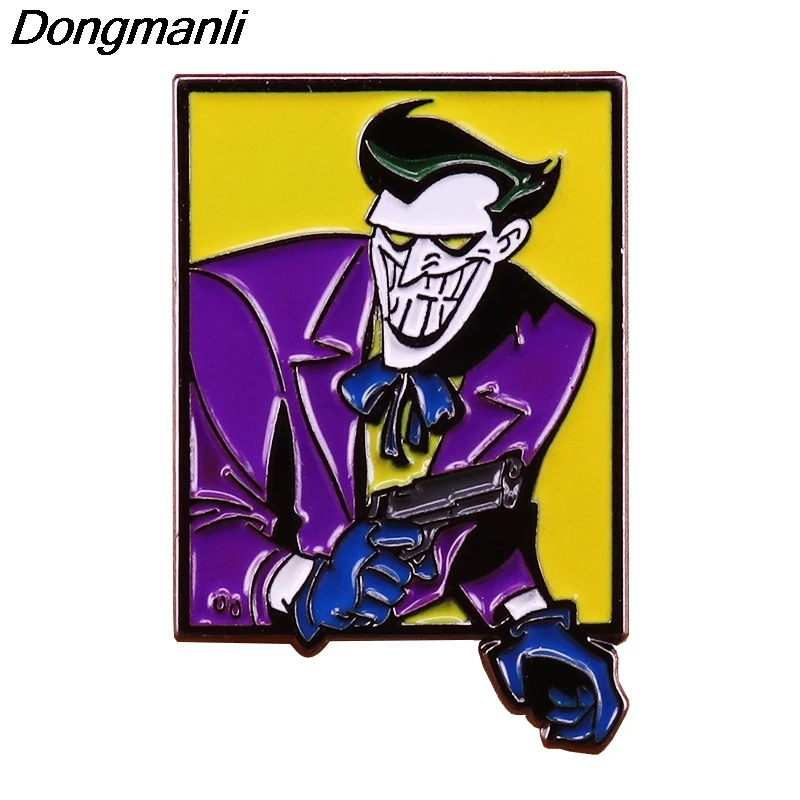 

LT298 Villain Coo Jewelry Pins for backpacks Lapel Enamel Pins and Brooches Badge Bags Backpack Decoration Friend Kids for Gifts