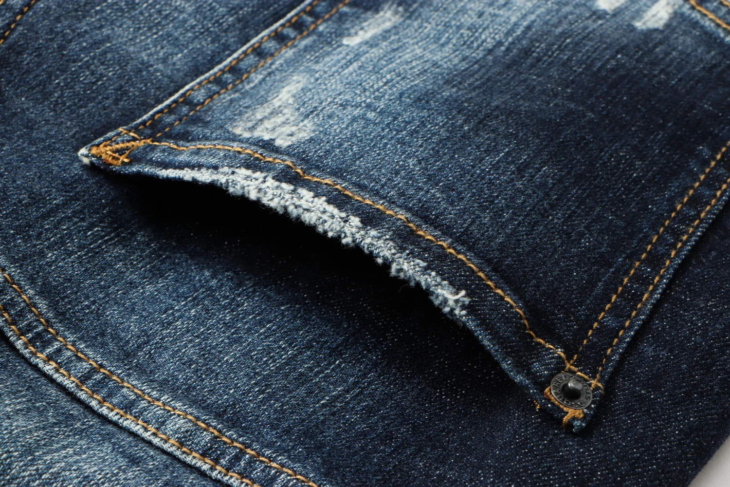 Hot Men's pants Dsq ripped patch painted varnished men's DSQ jeans