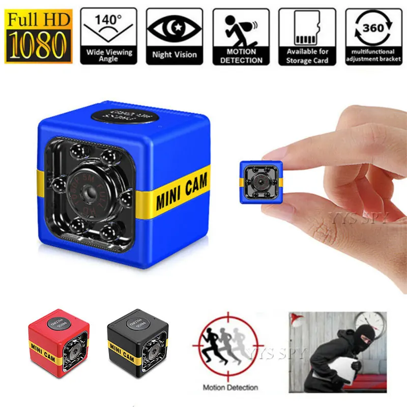 Новая мини камера 1080P HD с автоматическим ИК ночным видением и датчиком движения