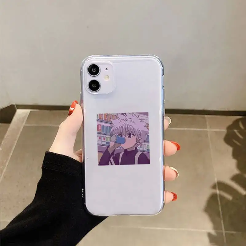 

Hunter x Hunter anime JAPAN Phone Case Transparent for iPhone 11 12 mini pro XS MAX 8 7 6 6S Plus X 5S SE 2020 XR