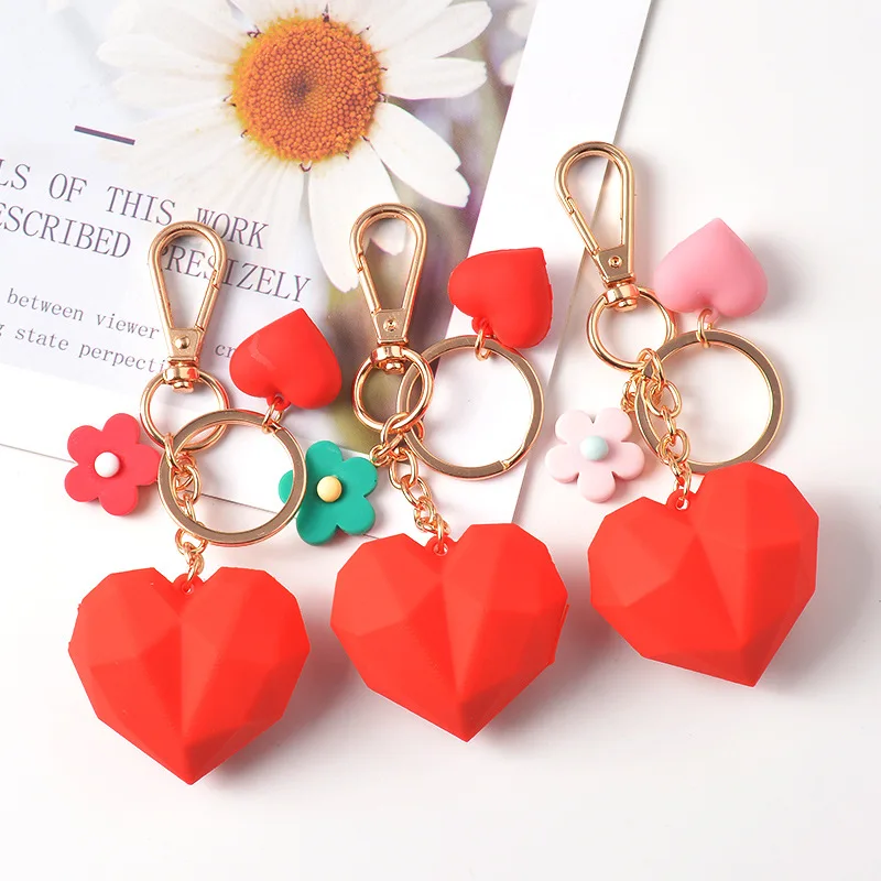 Креативная Геометрическая подвеска в виде сердца персика для девушки которую вы