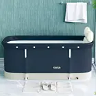 Набор для ванны 120X55X50 см, Портативная Складная Ванна набор ведер для взрослых, для семьи, из ПВХ, для красоты, спа, детская ванночка, ведро для ванны