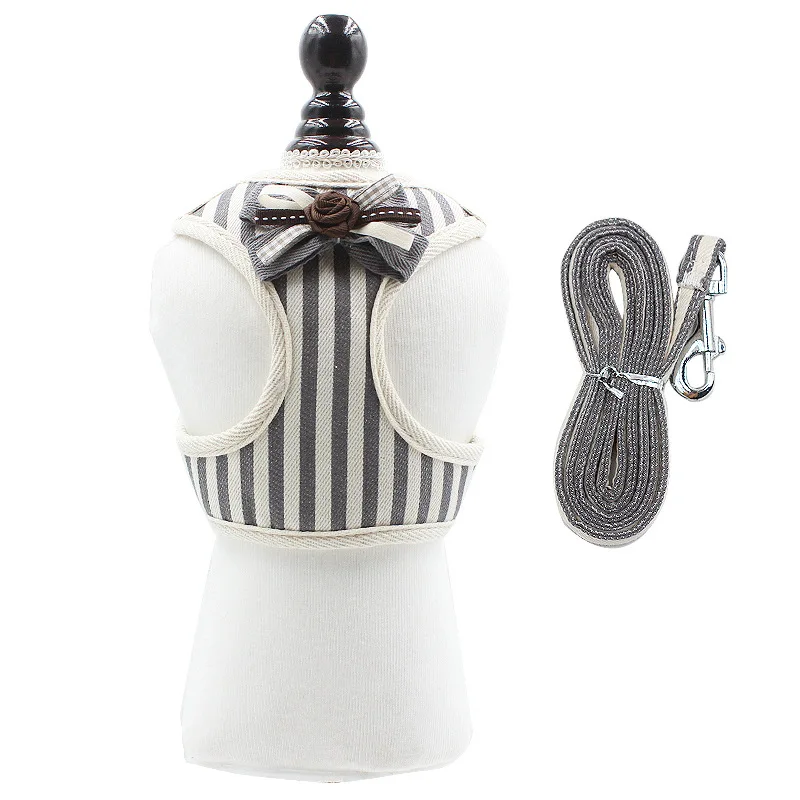 Cat Leash Bow Tie Dog Breast Sling Small and Medium-sized Pet Supplies | Дом и сад