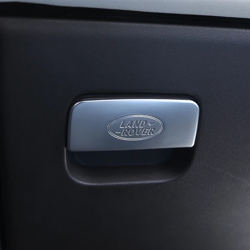 

For Land Rover Discovery 5 Pairs Of Driving Glove Box Switch Stickers Sequins Silver 1 Piece SetCar Accessories Interior