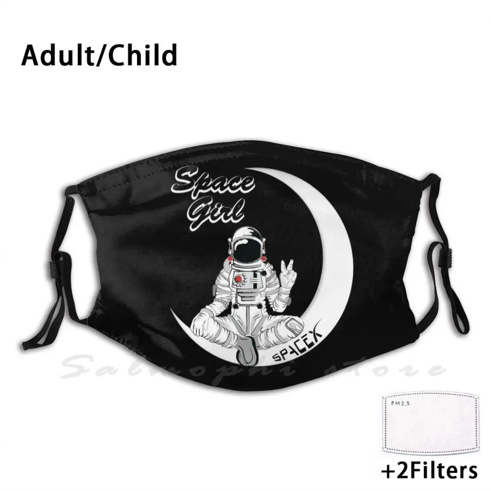 

Маска Spacegirl 3 Spacex космический аниме космический человек крутой Забавный космический человек Луна космический человек
