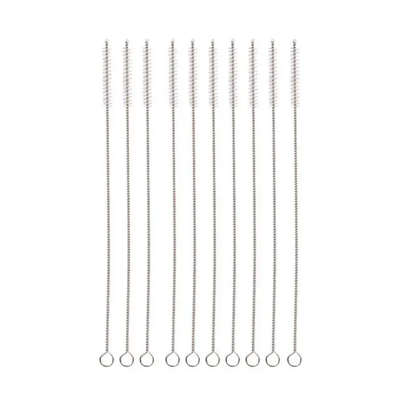 Щетка для очистки соломы питья нейлоновая щетка бутылки чистки труб набор из