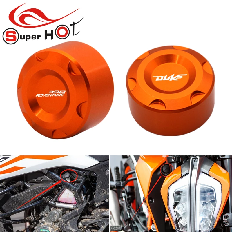 

For KTM 390Adventure DUKE390 DUKE 250 390 adv Adventure DUKE 390 250 200 125 Accessories Aluminum CNC Radiator Water Pipe Cap