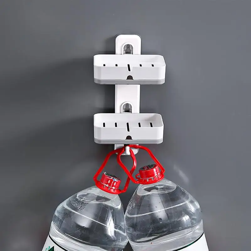 Ящик для мыла настенный с выдвижными ящиками и присосками|Мыльницы| |