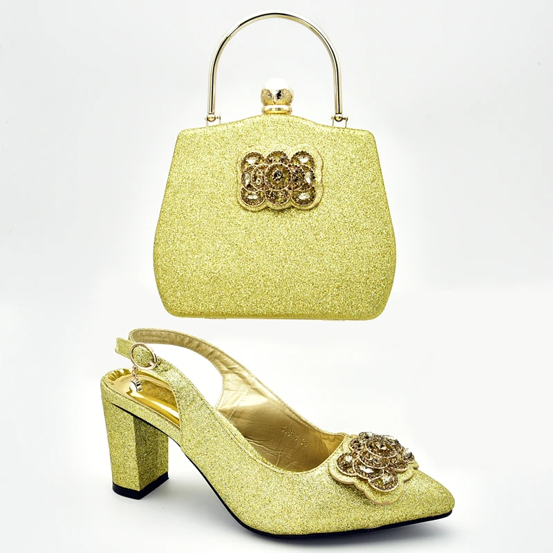 Новое поступление Итальянская обувь с сумочкой в комплекте для женщин Комплект