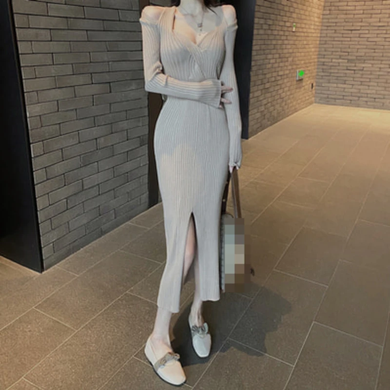 Осенне-зимний свитер с перекрестным дизайном необычное женское трикотажное