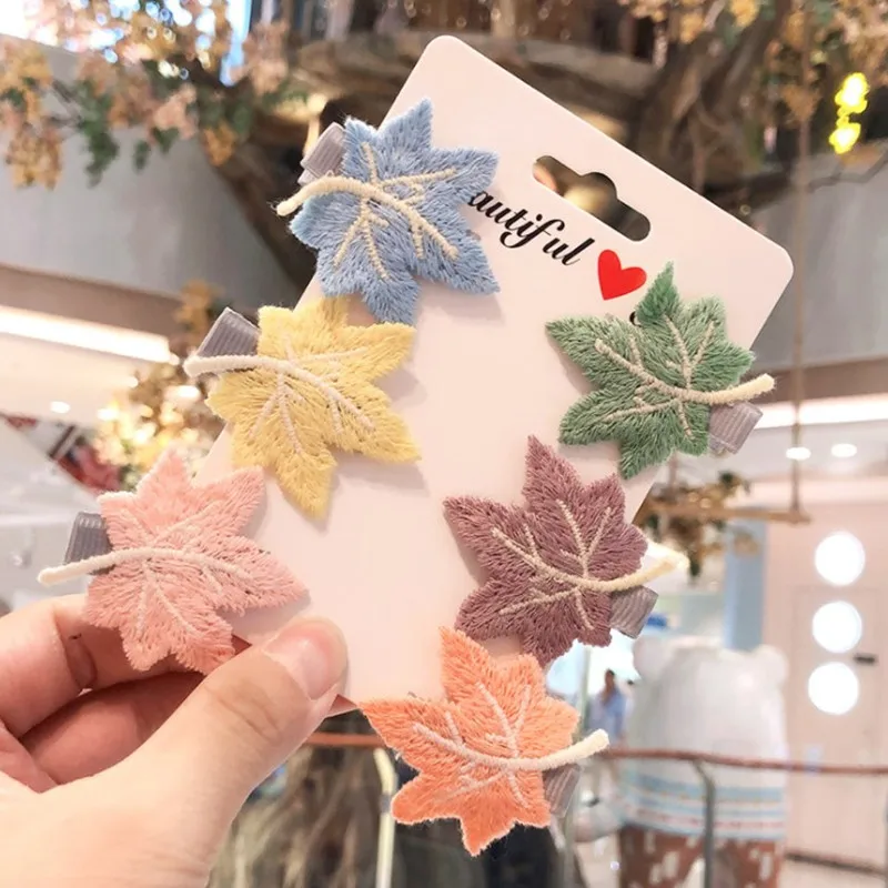 

1pc Leaf Simple Hair Clips Japan Elegant For Women Girls Sweet Hairpins Barrette Foliag Leaves Slides Hair Accessories Wholesale
