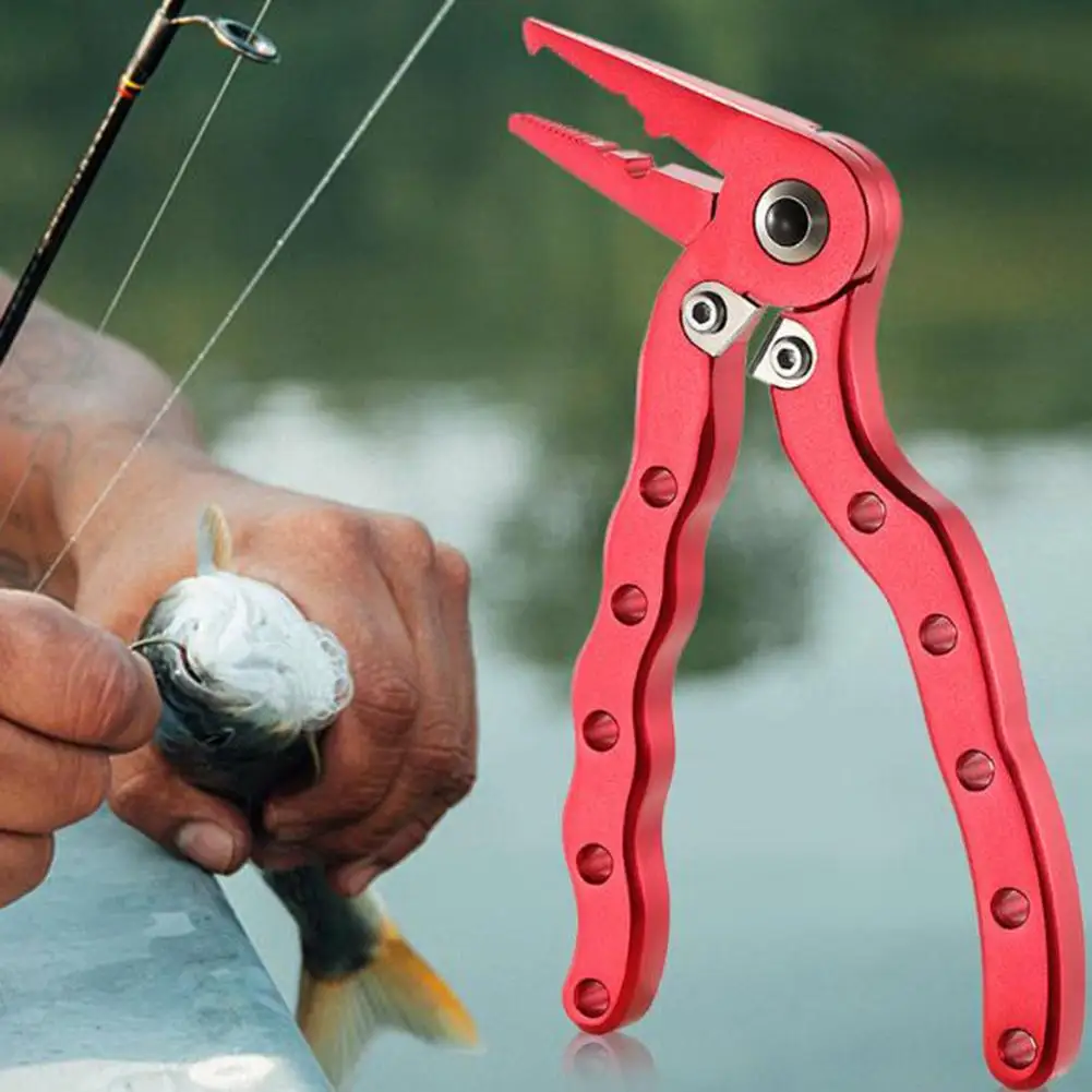 

Рыболовные плоскогубцы, портативные многофункциональные рыболовные ножницы из авиационного алюминия, рыболовные ножницы с раздельными ко...