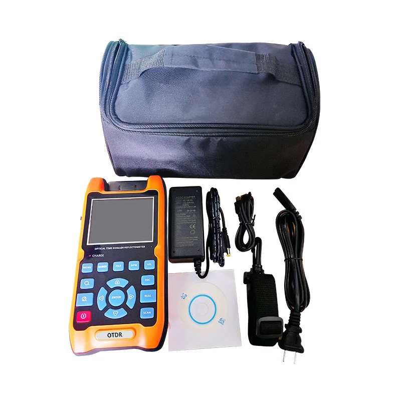 

Handheld 100KM Fiber Optic OTDR Optical Fiber Reflectometer Built in VFL with FC SC Touch with VFL OLS OPM