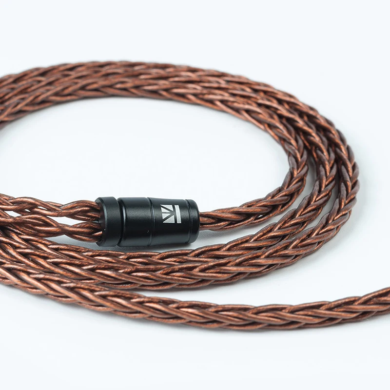 KBEAR 8 Core Oxygen-Free Balanced Cable 2.5/3.5/4.4MM with MMCX/2PIN/QDC/TFZ for BLON BL-05 BL05 ZSX ZS10PRO ZSNPRO BA5 V90 | Электроника