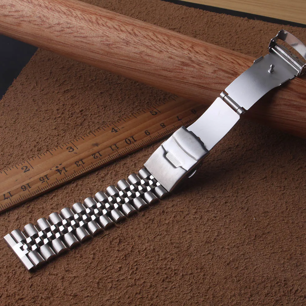 Ремешок из нержавеющей стали для мужских и женских часов безопасный браслет
