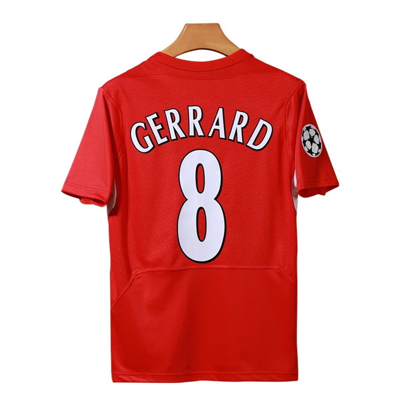 2005 Ретро футболки для футбола Джерси GERRARD CAMISA DE TIME MAILLOT FOOT CAMISETA FUTBOL UNIFORM|Футбольные
