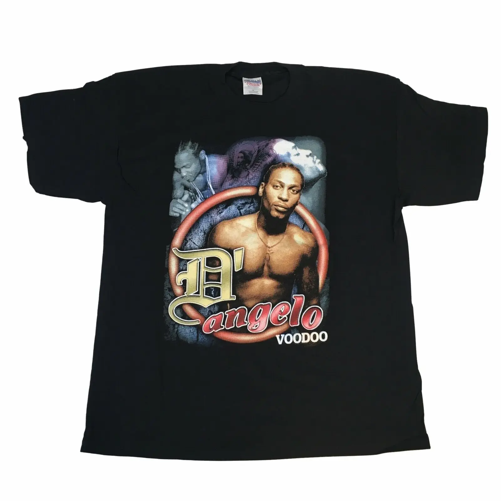 Ночная одежда Винтажная Футболка D'angelo с надписью Voodoo Rap Tee Maxwell Erykah Badu лоурин