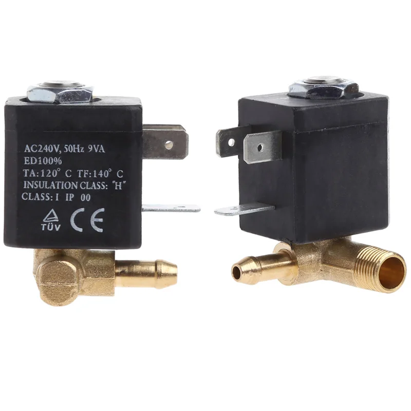 Cannula N/C AC 230V G1/8 &quotлатунный генератор пара электромагнитный клапан воды кофе 1 # |