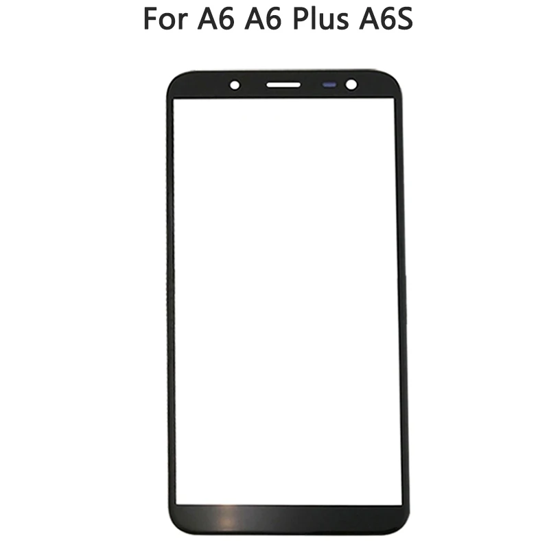 Новый сенсорный экран A6 Plus A605 A6S для Samsung Galaxy 2018 A600 переднее стекло внешняя