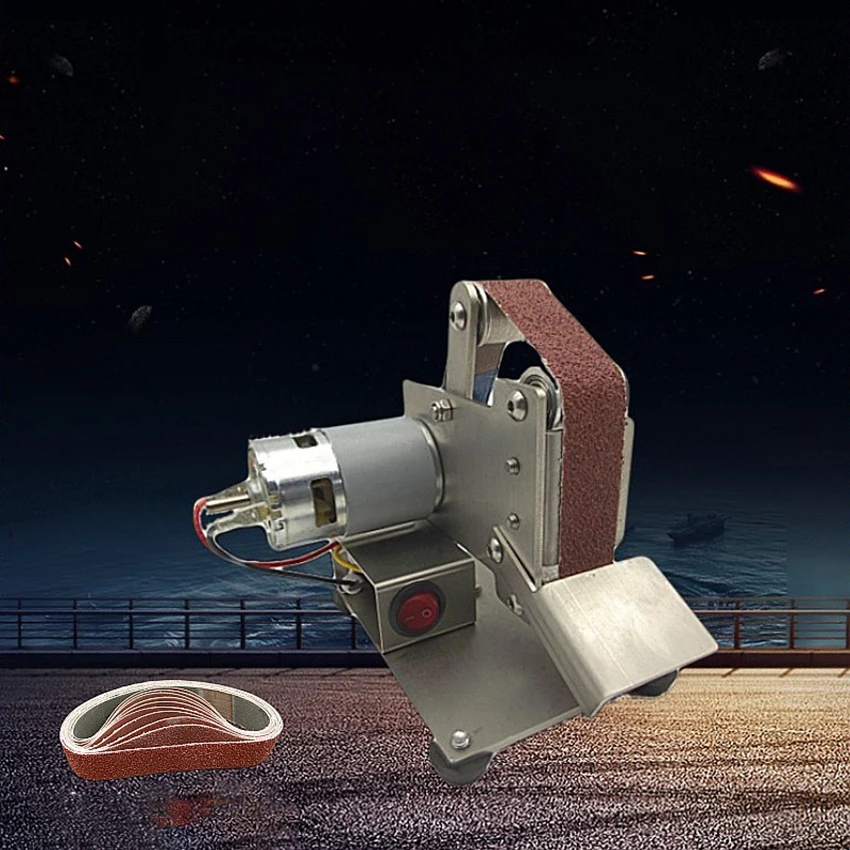 Бытовой Настольный шлифовальный станок Многофункциональный Мини Песок группа