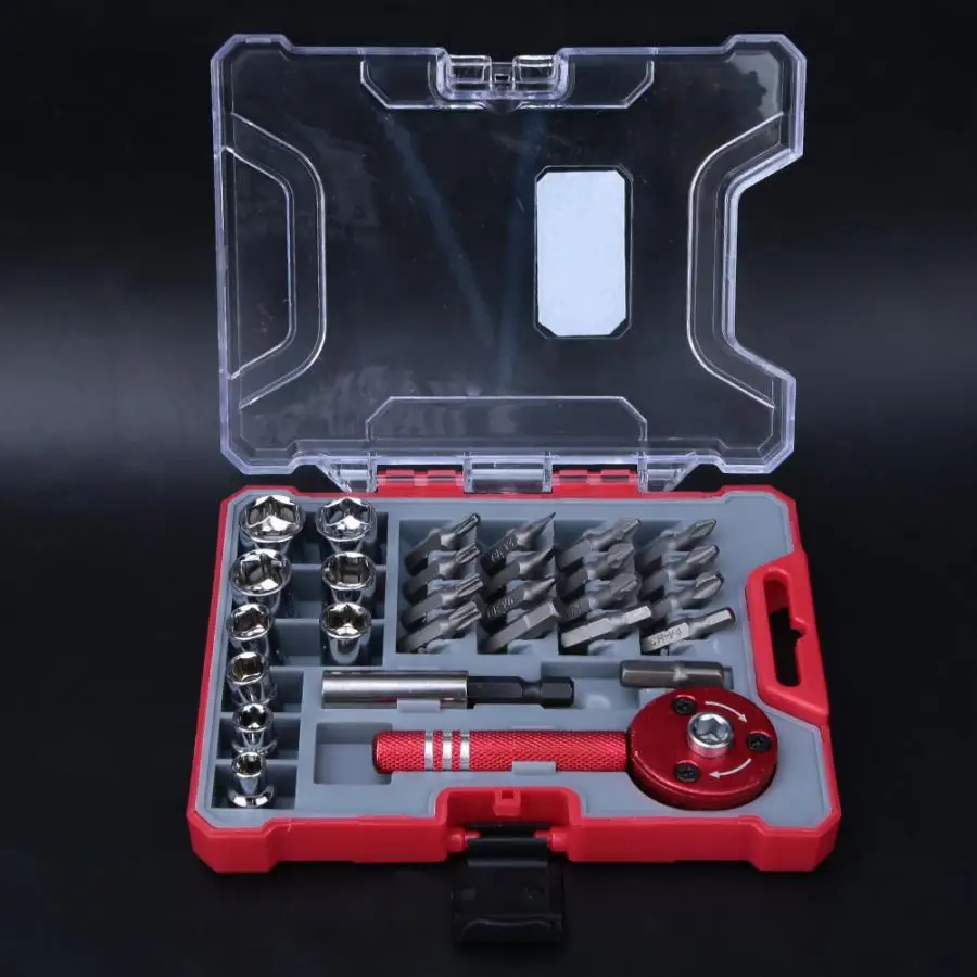 Набор мини-отверток с храповым механизмом 28 шт. | Инструменты