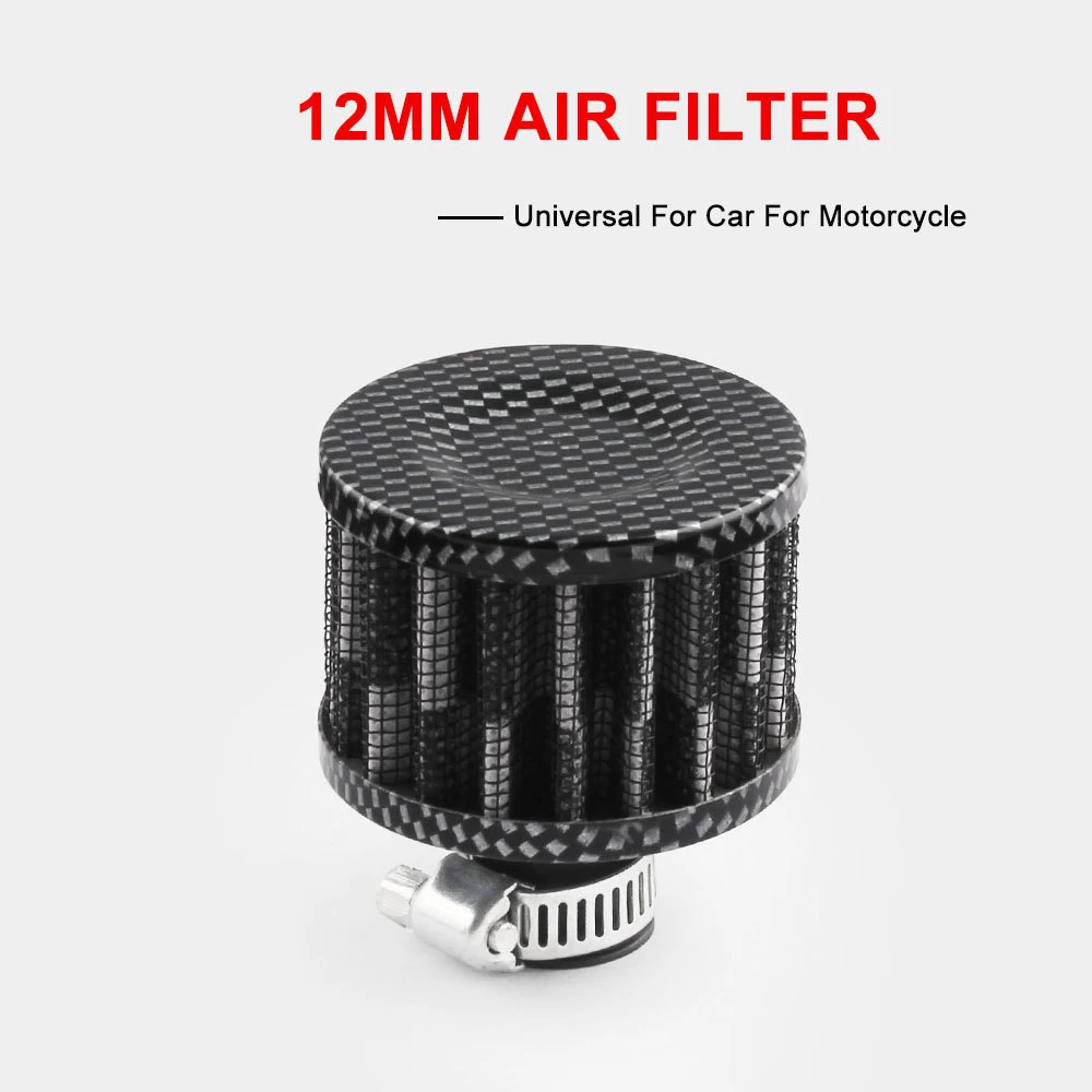 Universal Car 12mm 1 Inch For Motorcycle Cold Air Intake High Flow Crankcase Vent Cover Mini Breather Filters | Автомобили и