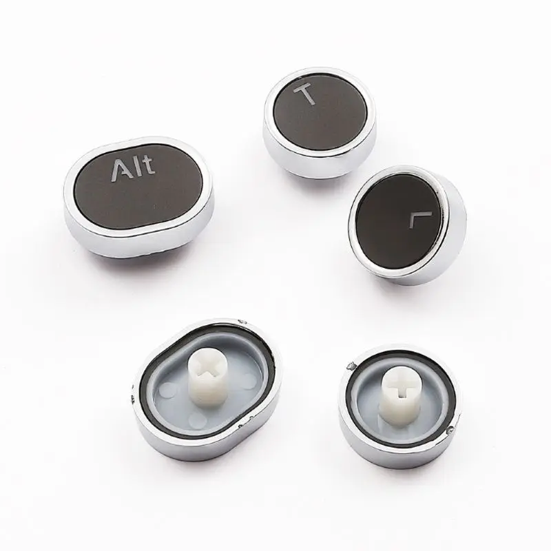 

104 Keys Retro Round Keycaps Double Shot DIY Steam Punk Steampunk Typewriter Keycaps for Backlit Classy Player Stylized