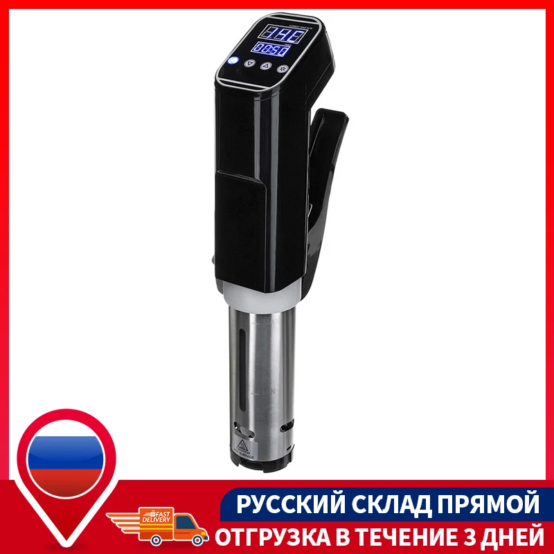 

Погружной циркуляционный термостат, вакуумная медленная готовка 2000 Вт 15 л из нержавеющей стали с ЖК-дисплеем и цифровым таймером