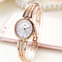 womens rhinestone steel band student fashion wrist watch ladies business small dial watches