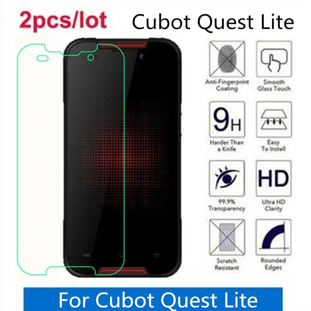 Закаленное стекло для Cubot Quest Lite 2.5D Премиум Защитная пленка экрана защитная