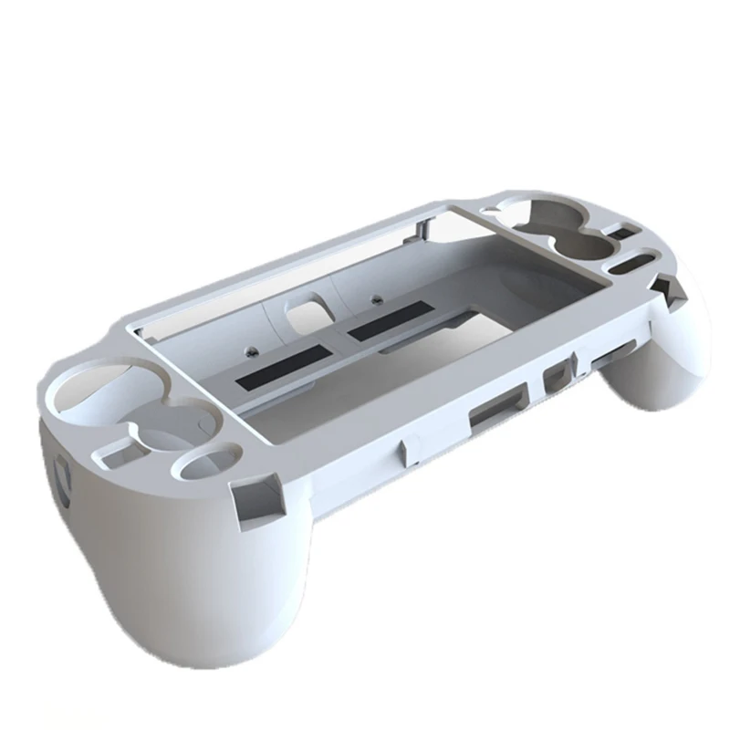White Для psv 1000 psv 1000 PS VITA 1000 игровая консоль матовая Рукоятка Ручка Joypad Стенд чехол с кнопкой триггера L2 R2 - Цвет: White