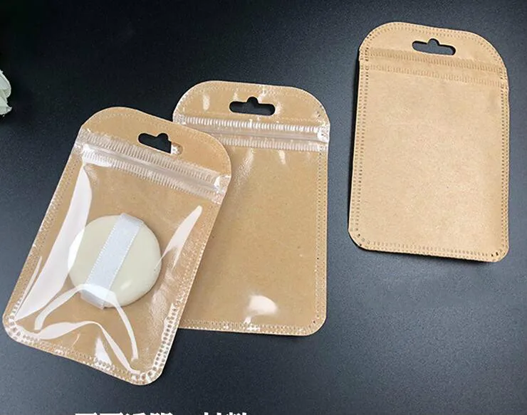 Маленькие пакеты из крафт-бумаги с застежкой-молнией 100 шт. 7 х11 см | Дом и сад