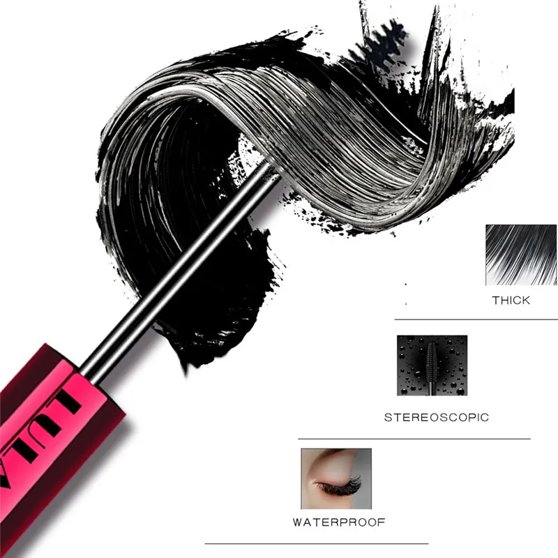 Новинка Объемная тушь для ресниц Макияж 4D шелковая Водостойкая Тушь наращивания