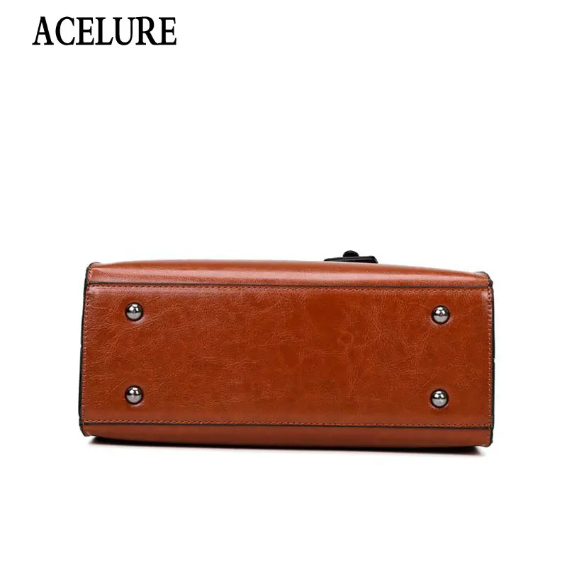 

ACELURE Solid PU Leather Handbags Big Women Bag High Quality Casual Female Bags Trunk Tote Shoulder Bag Messenger Ladies Bolsos