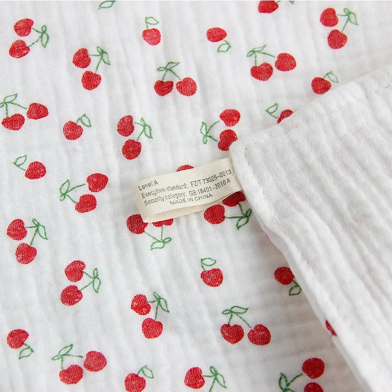 Платок для детского банного платка 28*28 см из пузырьковой газовой ткани хлопковый