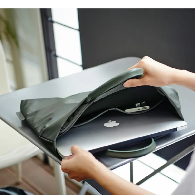 15 6-дюймовый Laptap женский мужской деловой портфель Сумка водонепроницаемая