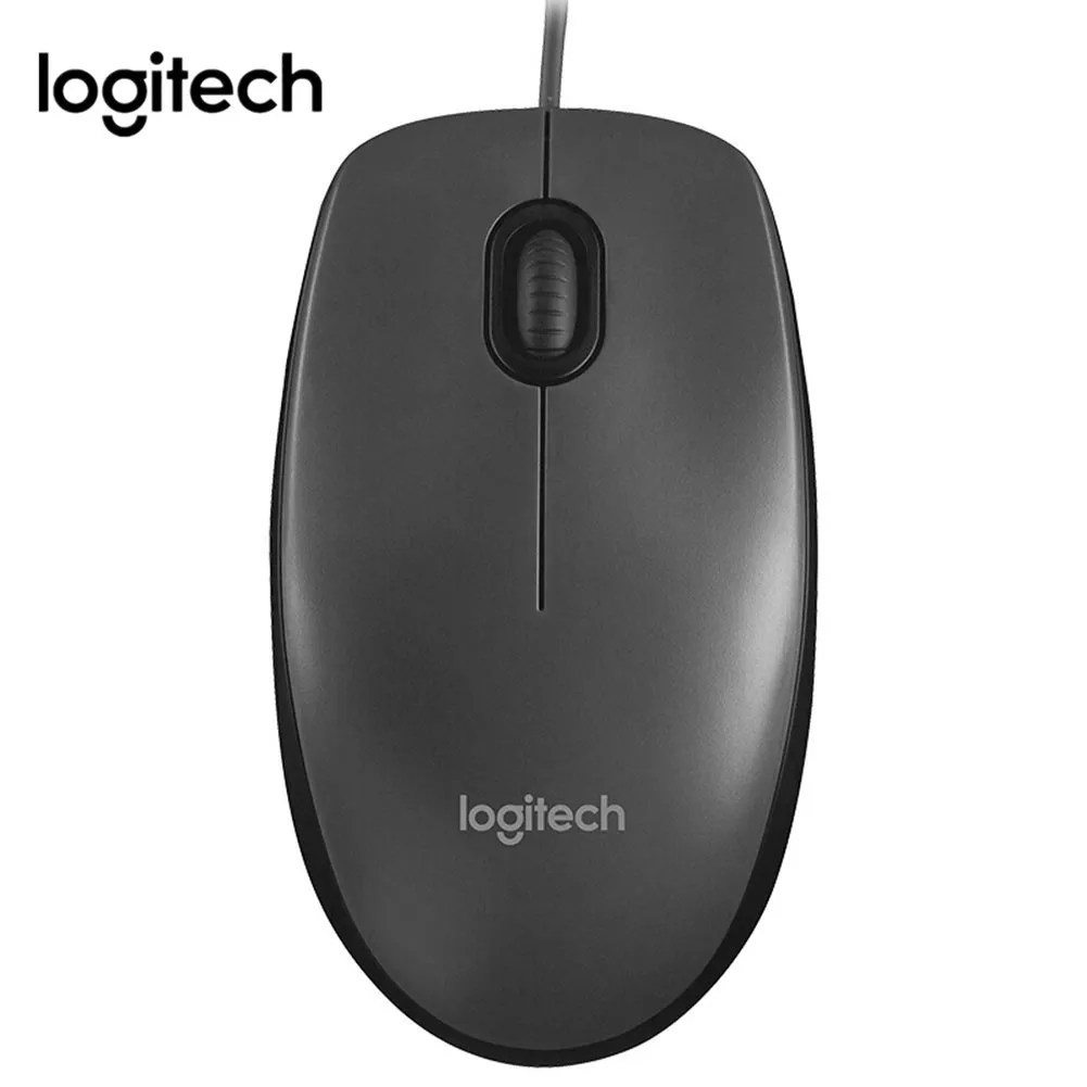 Проводная USB мышь logitech M90, эргономичный дизайн, оптическая мышь, Классическая, для офиса, дома, универсальная мышь для компьютера, ноутбука, настольного ПК