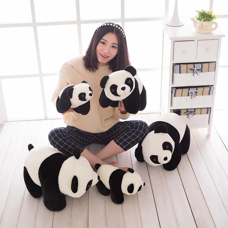 Милая детская игрушка имитация панды плюшевые игрушки плюшевый медведь куклы