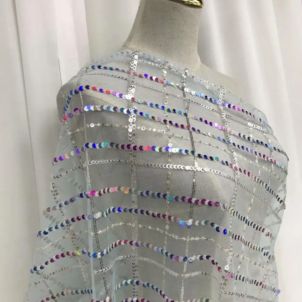 5 ярдов африканская кружевная ткань 2020 высокое качество пайетки кружева материал