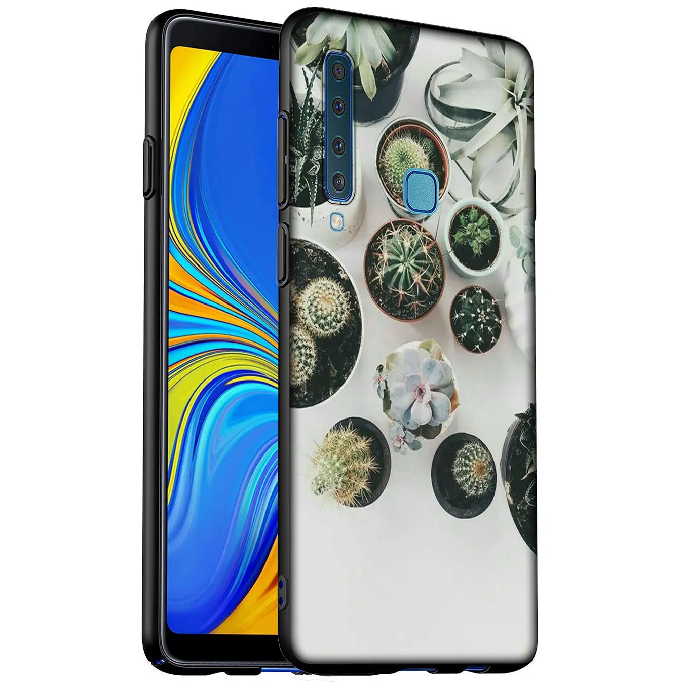 Красивый мягкий силиконовый чехол для телефона Samsung Galaxy A6 Plus A7 A8 A9 2018 A3 A5 2016 2017 Note 9 8