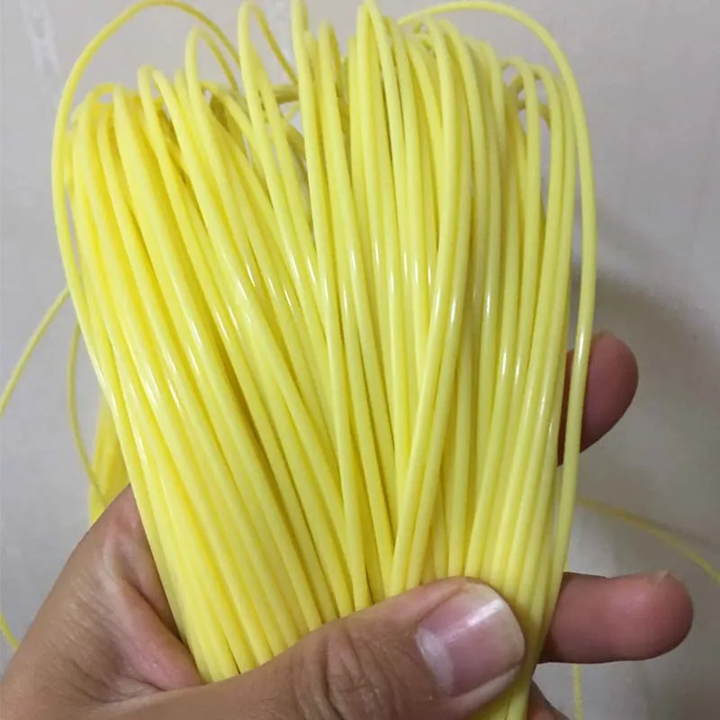 Круглый светильник-желтый Синтетический ротанговый материал PE для вязания