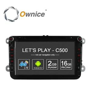 Автомобильный DVD-плеер Ownice C500, плеер с экраном 8 дюймов на Android 6,0, 4G, SIM-карты, LTE, радио, 2Din для VW Golf mk6, 5, Polo, Jetta, Tiguan, Passat B6, 5 cc, skoda octavia