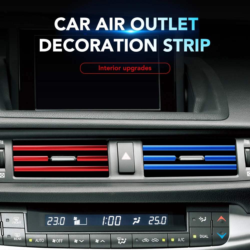 Car Air Conditioner Outlet Grille DecorationFor VW jetta Golf 6 POLO Cruze kIA RIO K2 HYUNDAI Solaris Skoda Opel Mokka | Автомобили и