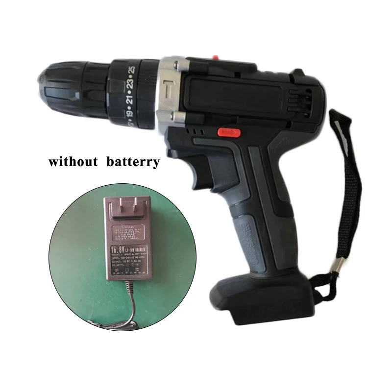 Электрический беспроводной 36 в 28 нм 25 + 3 3/8 дюйма ударный гайковерт электрическая