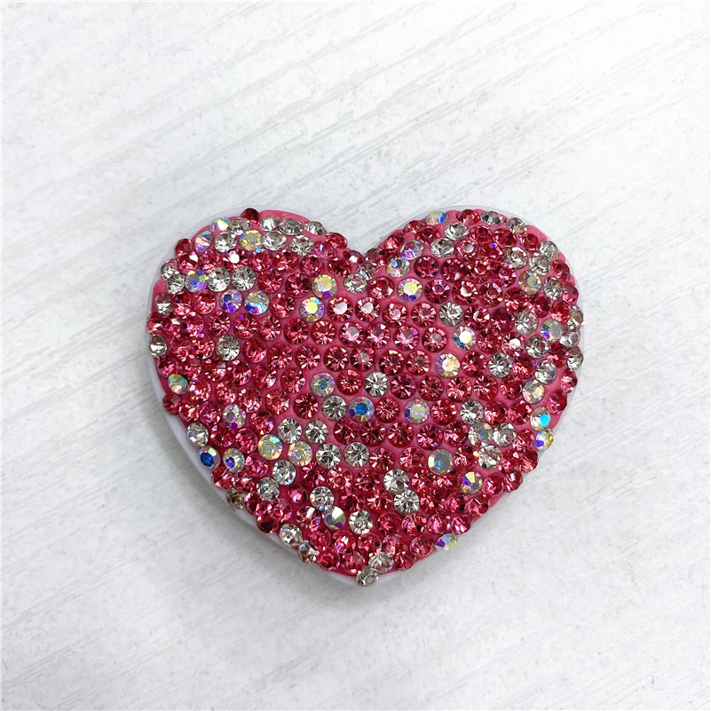 Универсальный держатель для телефона Popsoket Bling Air Bag Diamond SmartPhone Stander для iPhone samsung расширение стентов автомобильное крепление Popsocet - Цвет: Розовый