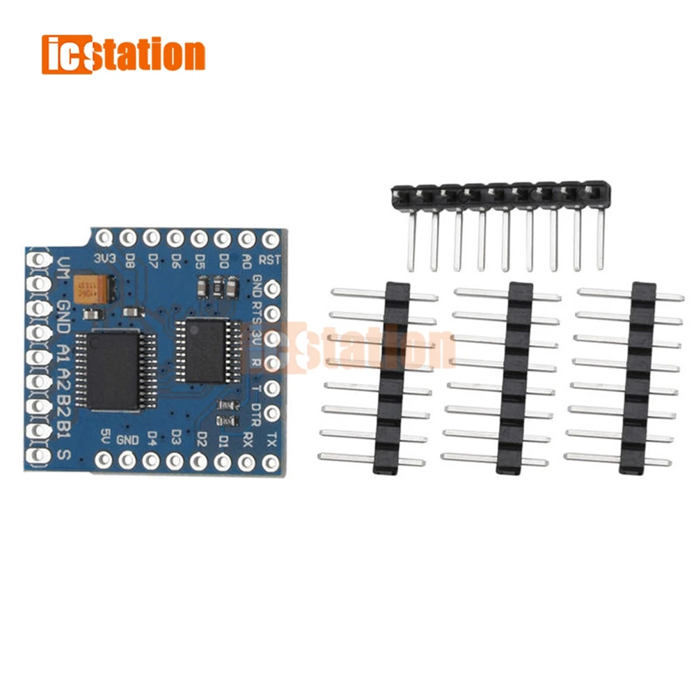 Щит двигателя для D1 mini I2C щит драйвера двойного TB6612FNG (1A) модуль с последовательным